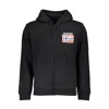 Napapijri Black Cotton Sweater In Black