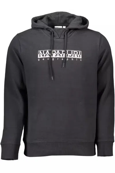 Napapijri Black Cotton Sweater In Grey