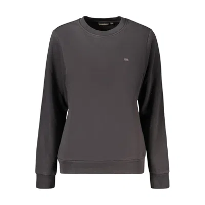 Napapijri Black Cotton Sweatshirt