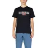 Napapijri Blue Cotton T-shirt