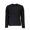 Napapijri Elegant Black Long Sleeved Crew Neck Sweatshirt
