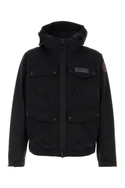 Napapijri Black Polyester A-rivalto Jacket