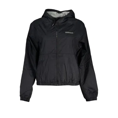 NAPAPIJRI BLACK POLYESTER JACKETS & COAT