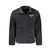Napapijri Black Polyester Jackets & Coat In Black