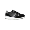 Napapijri Chic Black Lace-up Sneakers With Contrast Detail