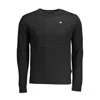 Napapijri Black Wool Men Sweater In Black