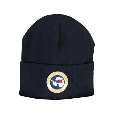 Napapijri Blue Acrylic Hats & Cap