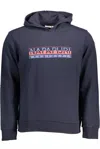 Napapijri Blue Cotton Men Sweater In Blue