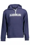Napapijri Blue Cotton Men Men's Sweater In Blue