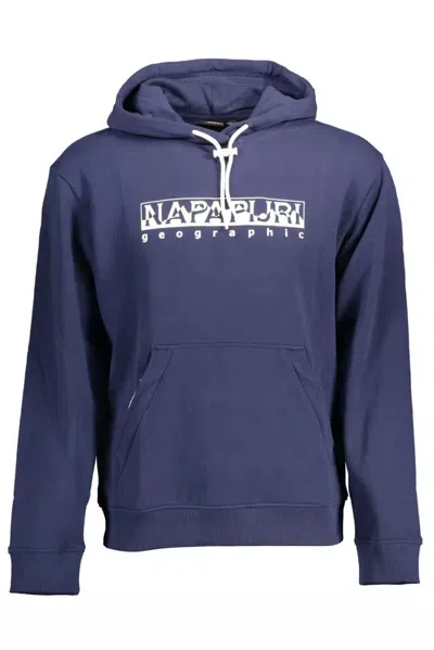 Napapijri Blue Cotton Men Men's Sweater