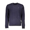 Napapijri Blue Wool Men Sweater