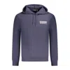 Napapijri Blue Cotton Men Sweater In Blue