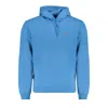 Napapijri Blue Cotton Sweater In Blue