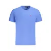 Napapijri Blue Cotton Men T-shirt