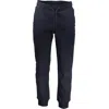 Napapijri Blue Cotton Pant In Black