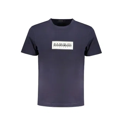Napapijri Blue Cotton T-shirt