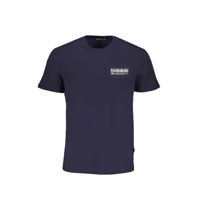 Napapijri Blue Cotton T-shirt