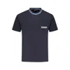 Napapijri Blue Cotton T-shirt In Blue