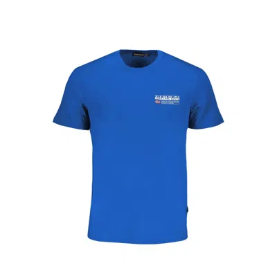 Napapijri Blue Cotton T-shirt
