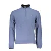 Napapijri Blue Fabric Sweater In Blue