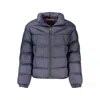 Napapijri Blue Polyamide Men Jacket In Blue