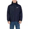 Napapijri Blue Polyamide Shell Jacket In Blue