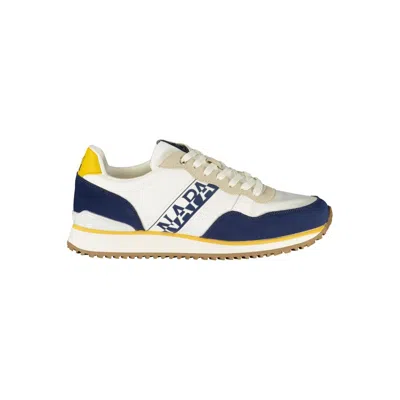 Napapijri Blue Polyester Athletic Sneakers In Black