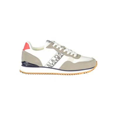 Napapijri Blue Polyester Athletic Sneakers In Multi