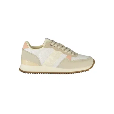 Napapijri Blue Polyester Athletic Sneakers In Multi
