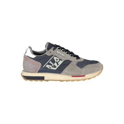 Napapijri Blue Polyester Athletic Sneakers In Multi