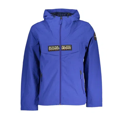 Napapijri Polyester Men's Jacket In Blue