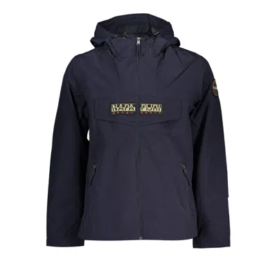 NAPAPIJRI BLUE POLYESTER JACKET