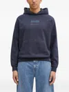 Napapijri Box-logo Hoodie In Blue