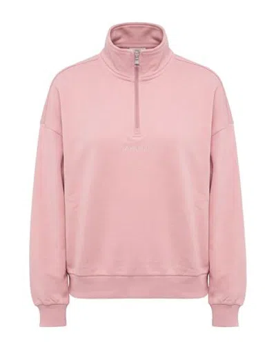 Napapijri B-pdf Hz Woman Sweatshirt Pink Size Xl Cotton