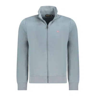 Napapijri Brown Cotton Men Men's Sweater In Gray