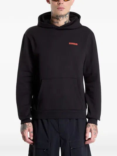 Napapijri B-sweat Graphic-print Hoodie In Black