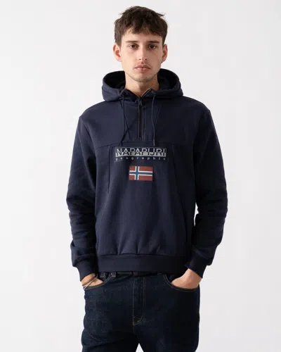 Napapijri Burgee 2.0 Mens Half Zip Hoodie