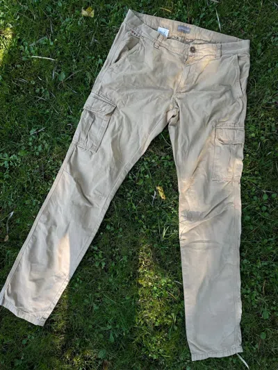 Pre-owned Napapijri Cargo Militari Multipocket Casual Pants In Grey