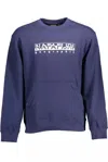 Napapijri Blue Cotton Men Sweater In Blue