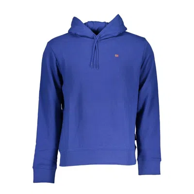 Napapijri Chic Hooded Long Sleeve Men's Sweatshirt In Blue