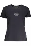 Napapijri Black Cotton Women T-shirt In Black