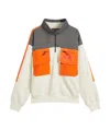 Napapijri Tusco Half-zip Sweatshirt In Beige Dimity