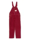 Napapijri Contrast-stitching Jumpsuit In Red