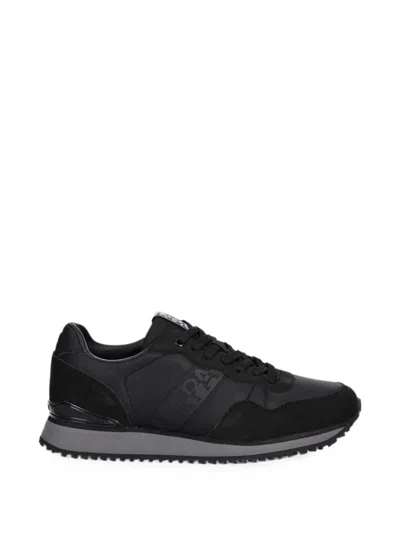 Napapijri Cosmos Embossed-logo Sneakers In Black
