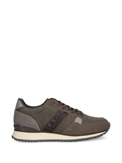 Napapijri Cosmos Panelled Sneakers In Green