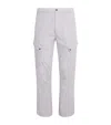 Napapijri Cotton-blend Senio Cargo Trousers In Grey