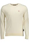 Napapijri Beige Fabric Men Sweater In Beige