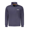 Napapijri Blue Cotton Men Sweater In Blue