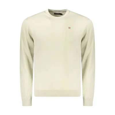 Napapijri White Wool Men Sweater