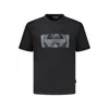 Napapijri Black Cotton Men T-shirt In Black